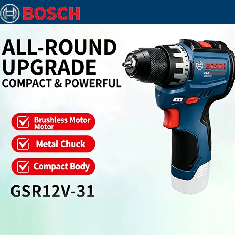Home Improvement Tools - مثقاب كهربائي بوش GSR 12V-31 بدون