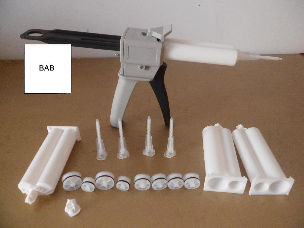 Caulking Gun Dispensing - خرطوشة غراء راتنجات الايبوكسي AB ،