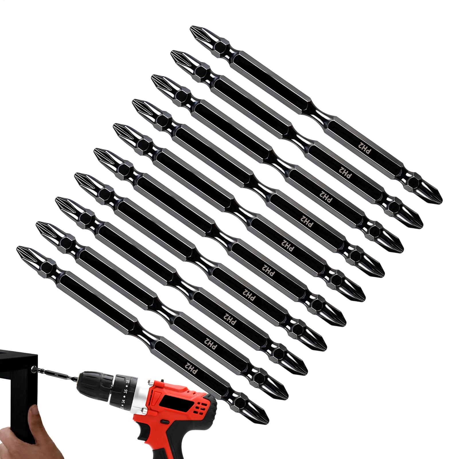 Drill Bit Set - مجموعة رؤوس مغناطيسية مزدوجة الأطراف للحفر،