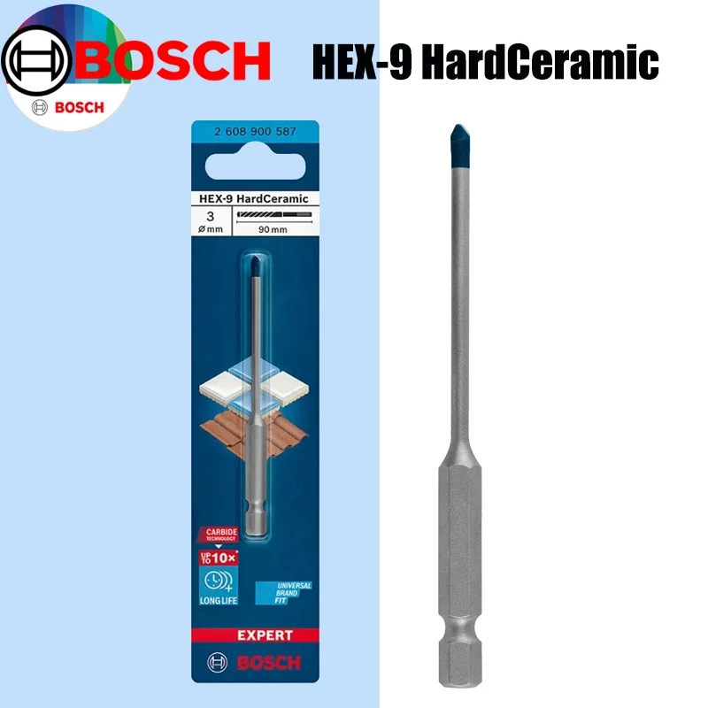 Drill Bit Set - مثاقب سيراميك صلبة من بوش Hex-9