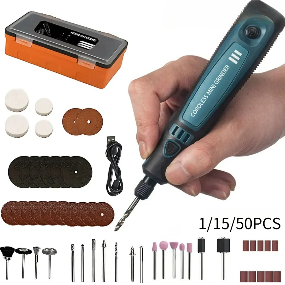 Home Improvement Tools - مطحنة كهربائية لاسلكية تعمل عبر USB،
