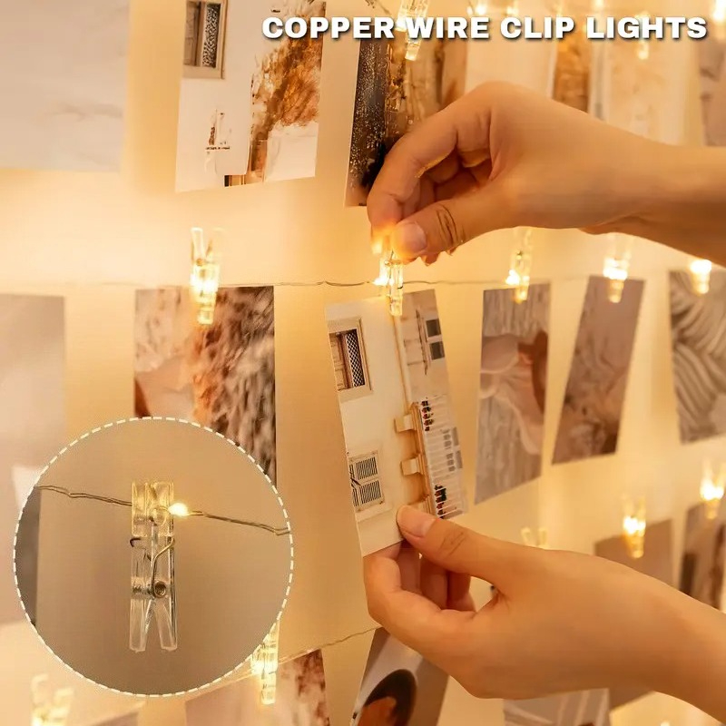 Picture Hanging Strip - 1 صور كليب سلسلة مصباح سلسلة