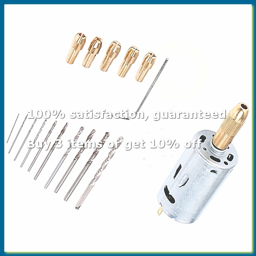 Drill Bit Set - مجموعة مثقاب كهربائي يدوي صغير بمحرك