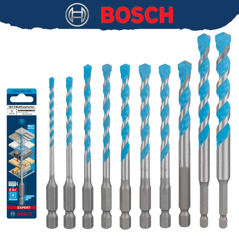 Drill Bit Set - مثقاب بوش إكسبرت HEX-9 متعدد الاستخدامات