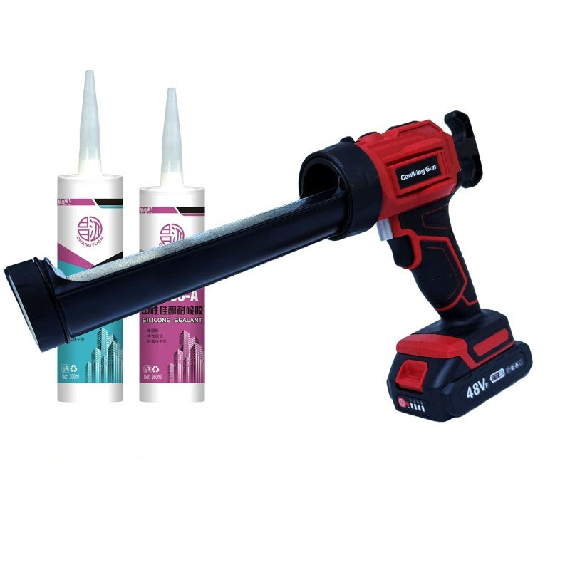 Caulking Gun Dispensing - مسدس سيليكون كهربائي لاسلكي مع ضوء