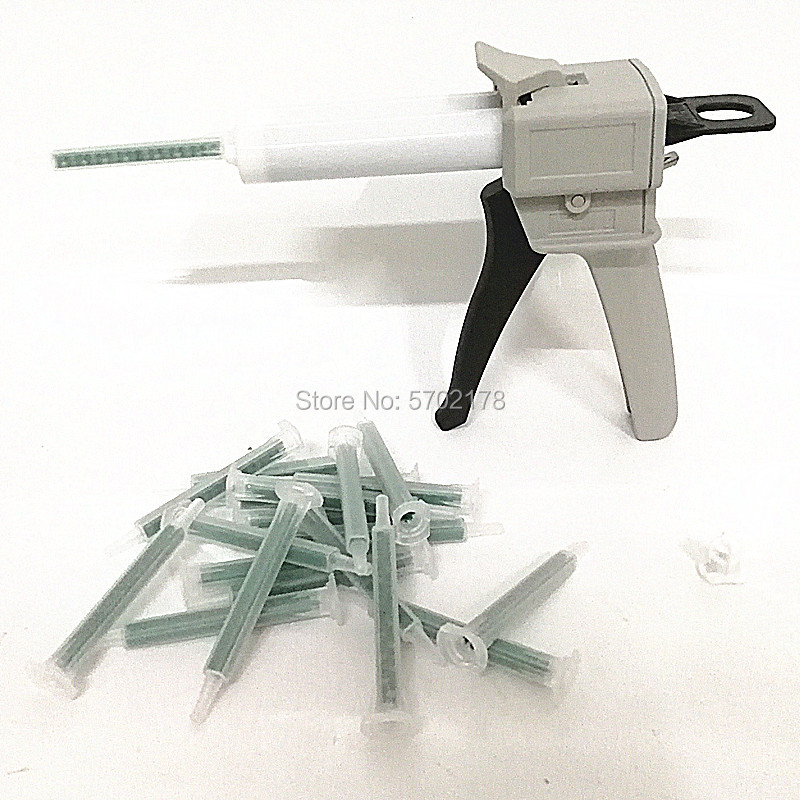 10 قطعة خلط تلميح مع اثنين مكو - مراجعة Caulking Gun Dispensing وسعره