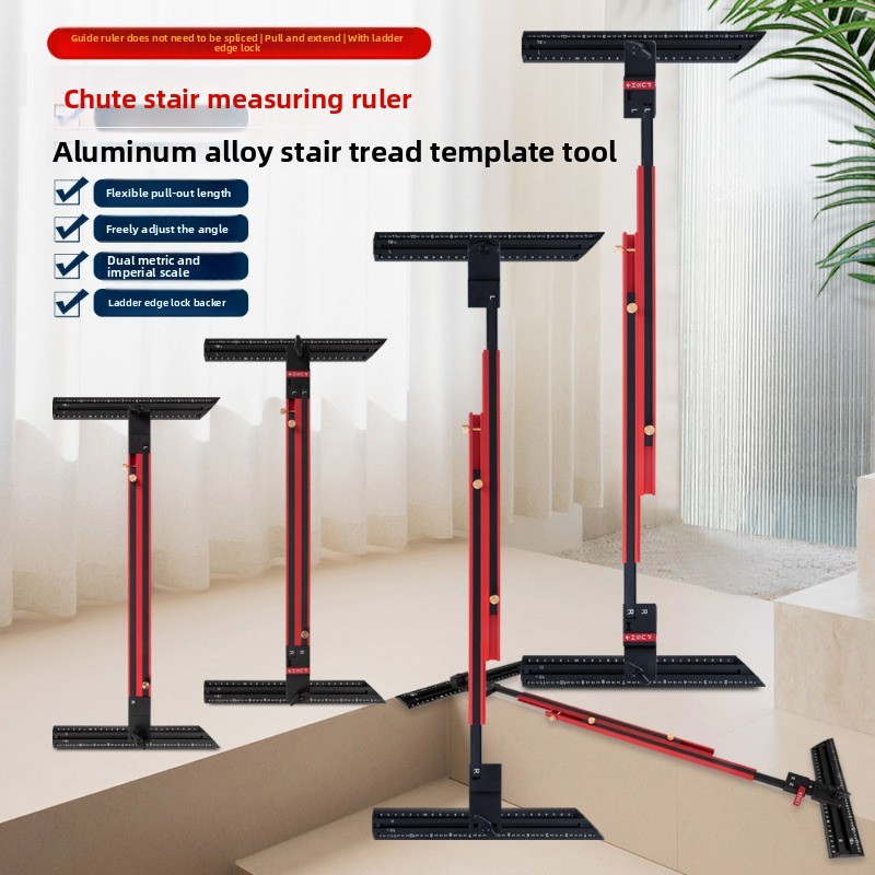 مسطرة درجات السلالم من سبائك ا - مراجعة Home Improvement Tools وسعره