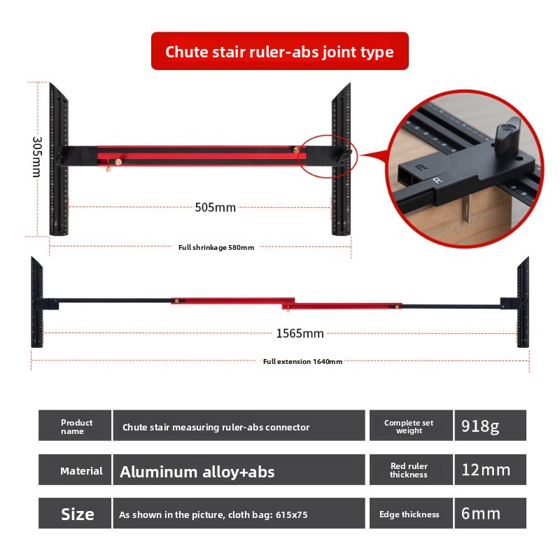 مسطرة درجات السلالم من سبائك ا - مراجعة Home Improvement Tools وسعره