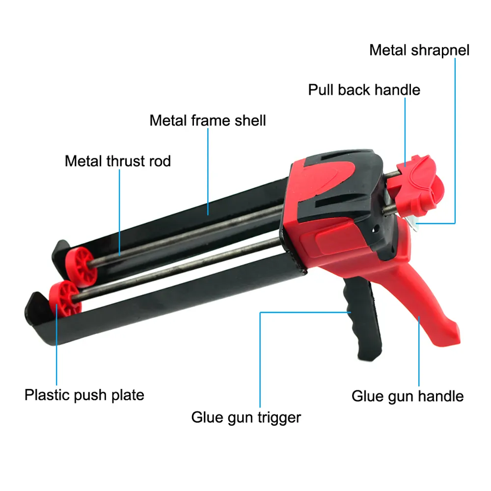 مسدس سد الشقوق اليدوي بسعة 600 - مراجعة Caulking Gun Dispensing وسعره