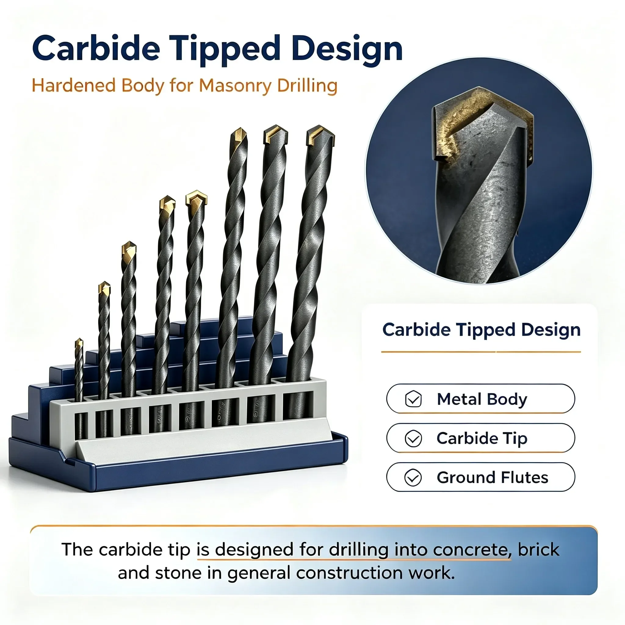 1-8 قطع/مجموعة، مجموعة رؤوس مث - مراجعة Drill Bit Set وسعره