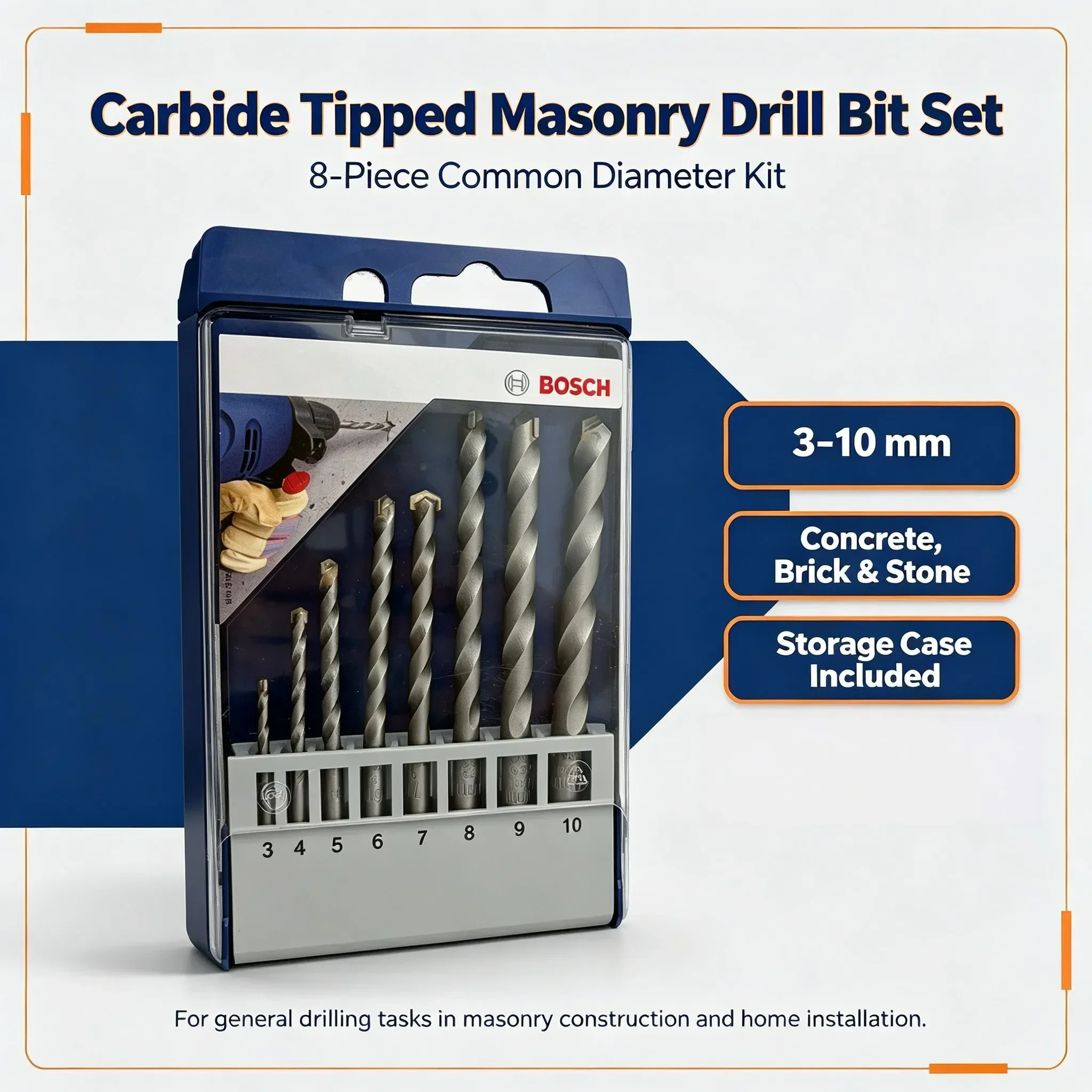 1-8 قطع/مجموعة، مجموعة رؤوس مث - مراجعة Drill Bit Set وسعره