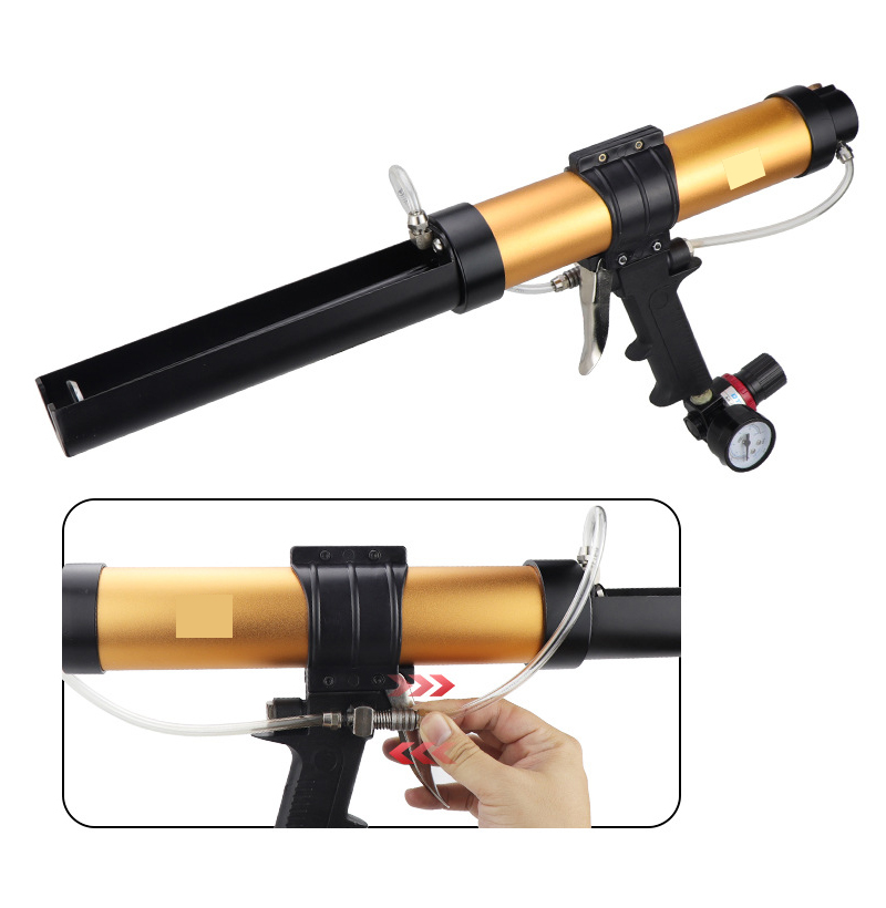 مسدس السد لخرطوشة الهواء بسعة  - مراجعة Caulking Gun Dispensing وسعره