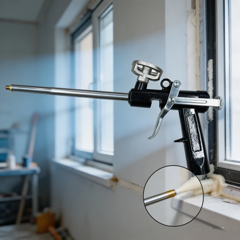 مسدس رش رغوة التوسعة الاحترافي - مراجعة Caulking Gun Dispensing وسعره