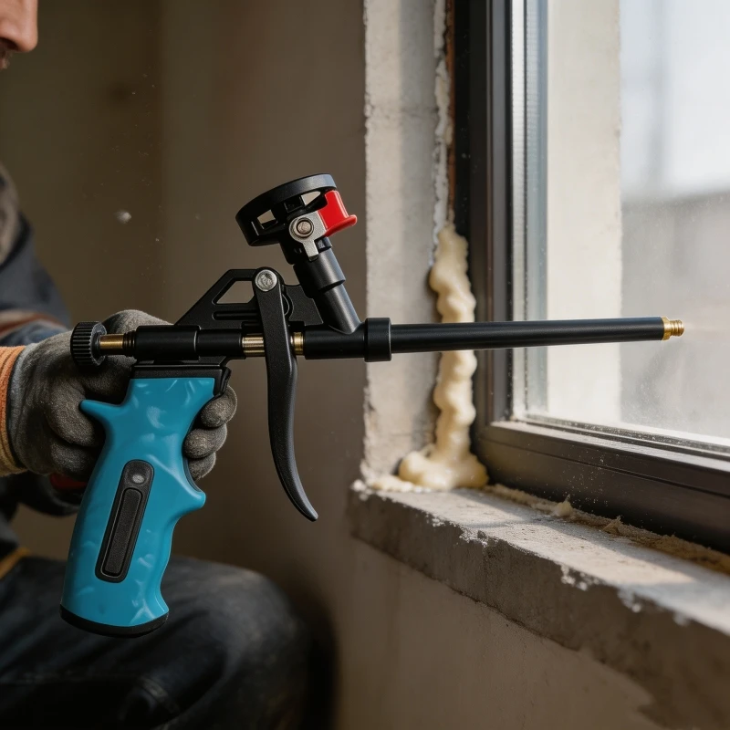 مسدس رش رغوة التوسعة الاحترافي - مراجعة Caulking Gun Dispensing وسعره