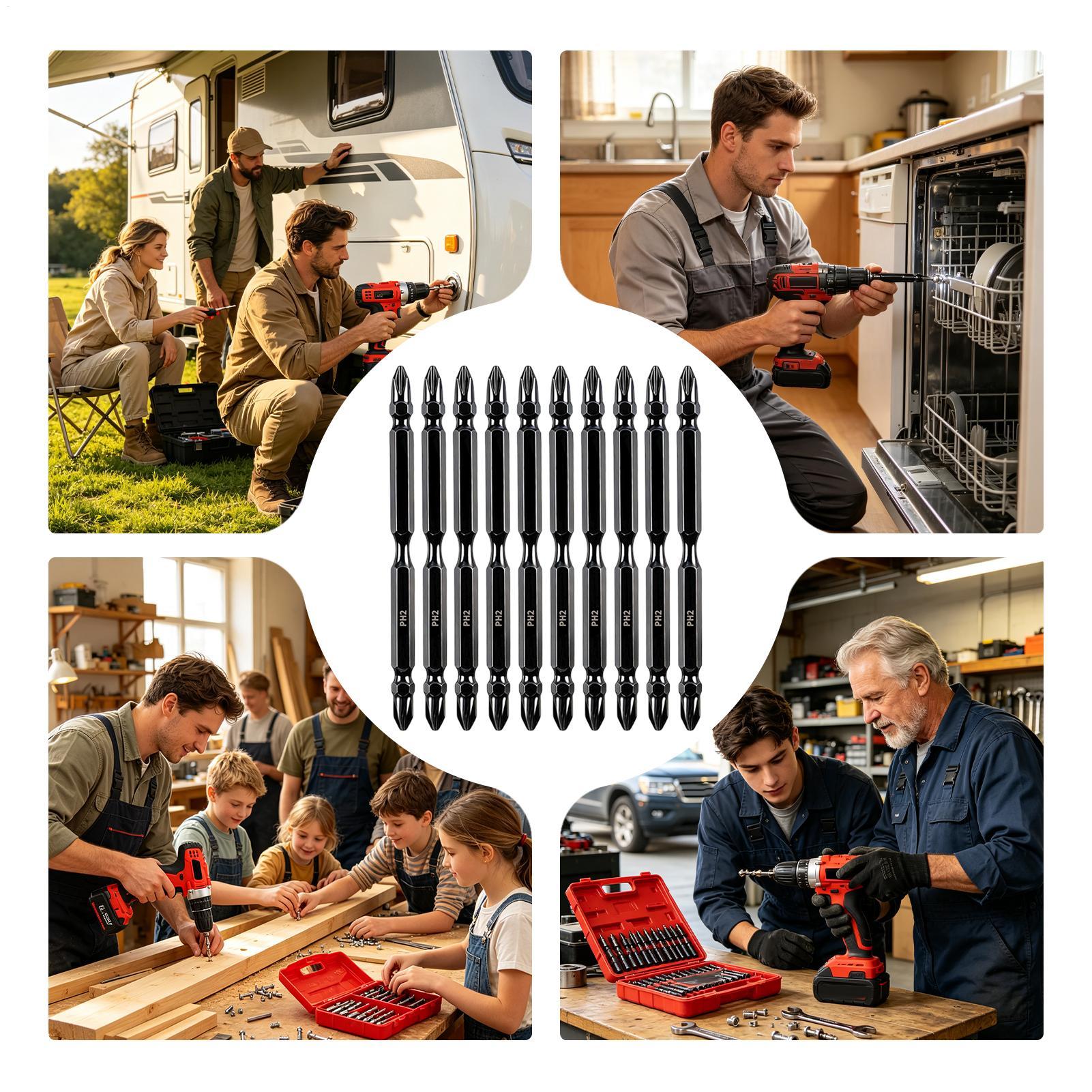 مجموعة رؤوس مغناطيسية مزدوجة ا - مراجعة Drill Bit Set وسعره
